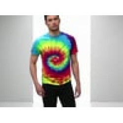 Plain shirt Rainbow Tie-Dye 175 GSM